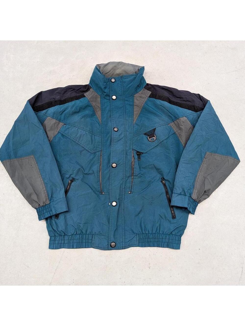 Vintage 90s Brooks TCS tech windbreaker Turquoise jacket